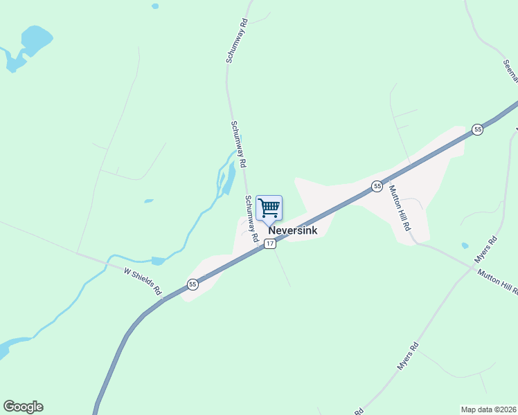 map of restaurants, bars, coffee shops, grocery stores, and more near 4 Schumway Road in Neversink