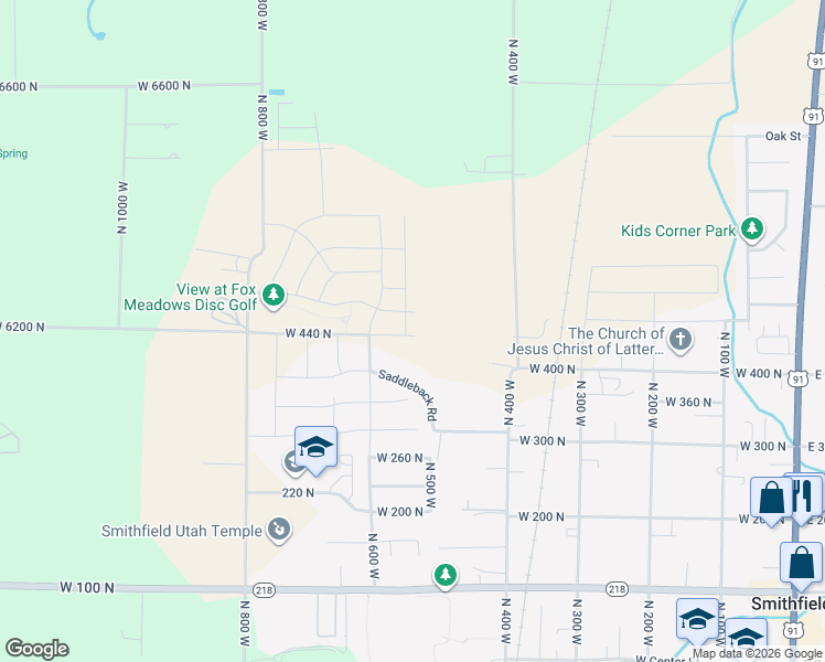 map of restaurants, bars, coffee shops, grocery stores, and more near 561 Saddleback Road in Smithfield