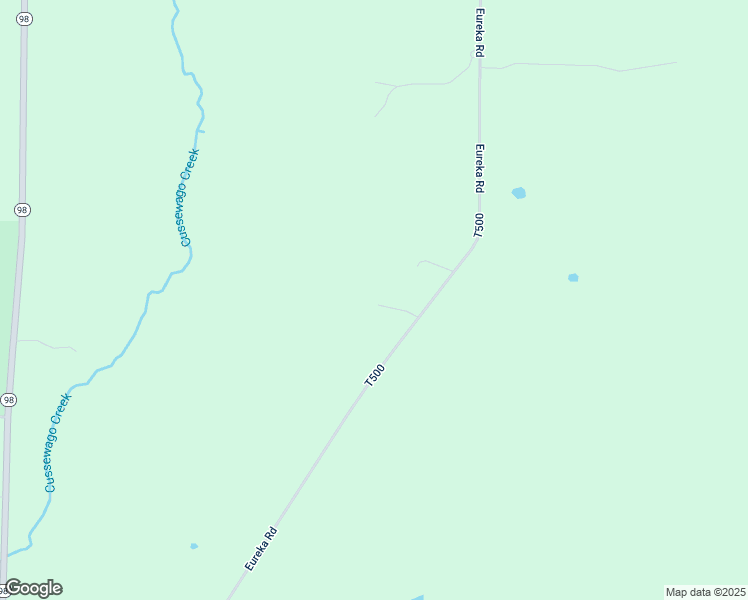 map of restaurants, bars, coffee shops, grocery stores, and more near 55989 Eureka Road in Edinboro