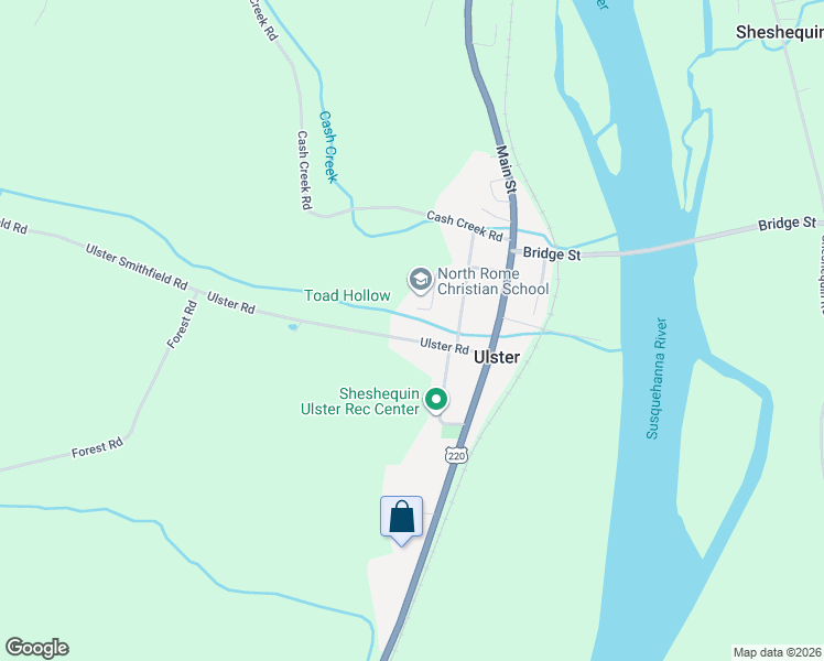 map of restaurants, bars, coffee shops, grocery stores, and more near 208 Ulster Road in Ulster