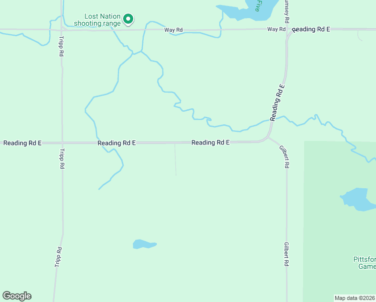 map of restaurants, bars, coffee shops, grocery stores, and more near 7511 Reading Road East in Pittsford