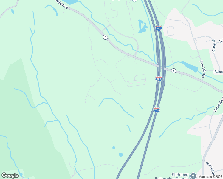 map of restaurants, bars, coffee shops, grocery stores, and more near 17 Poppy Hill Drive in Johnston
