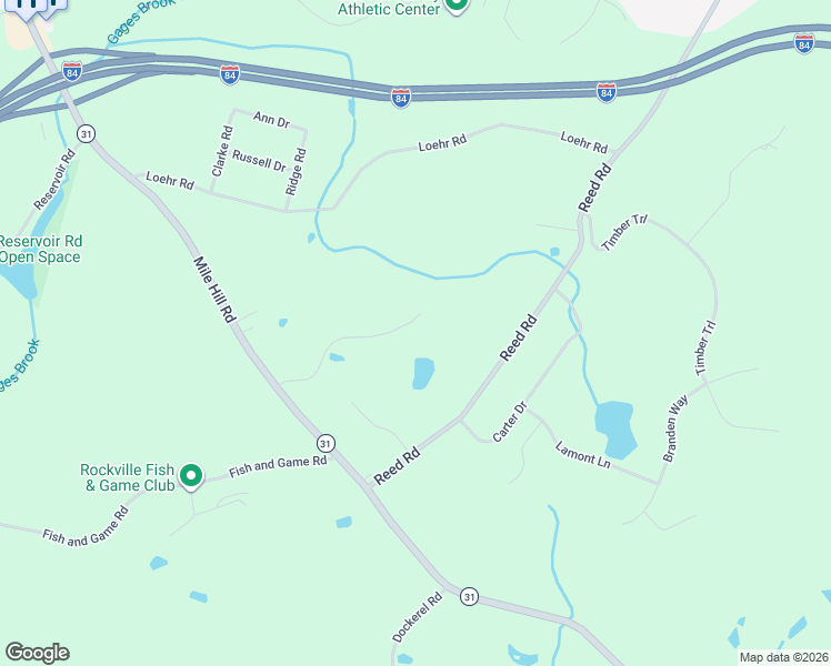 map of restaurants, bars, coffee shops, grocery stores, and more near 64 Tolland Farms Road in Tolland