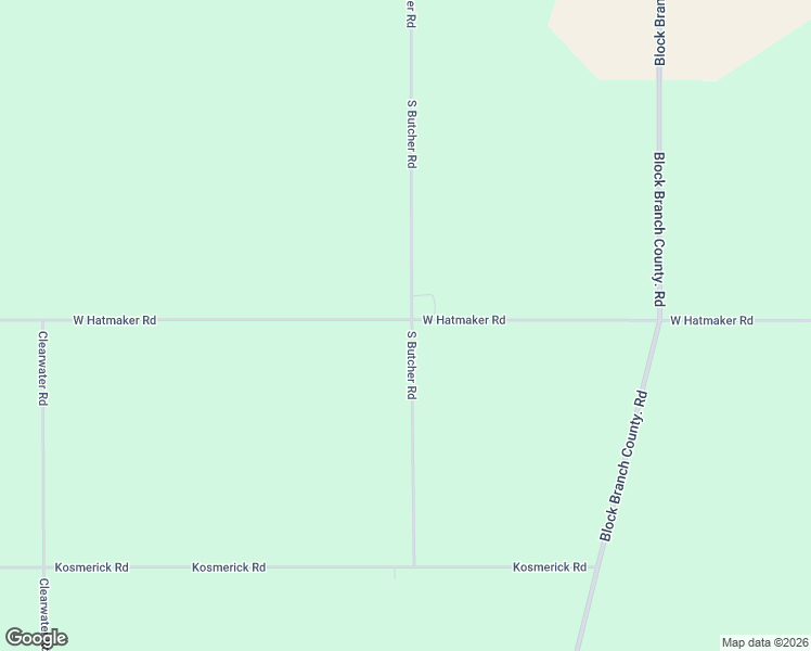 map of restaurants, bars, coffee shops, grocery stores, and more near 201 West Hatmaker Road in Coldwater