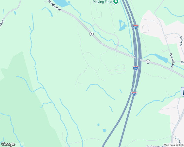 map of restaurants, bars, coffee shops, grocery stores, and more near 17 Poppy Hill Drive in Johnston