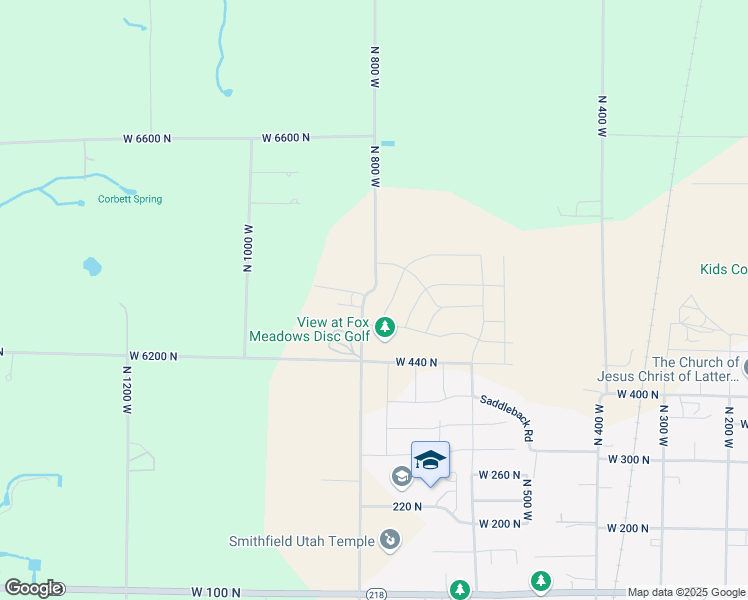map of restaurants, bars, coffee shops, grocery stores, and more near 564 North 800 West in Smithfield