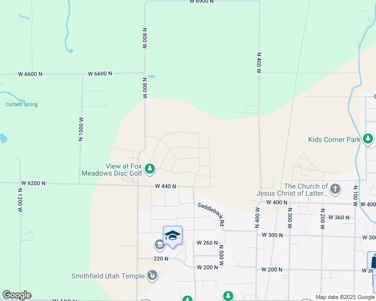 map of restaurants, bars, coffee shops, grocery stores, and more near in Smithfield