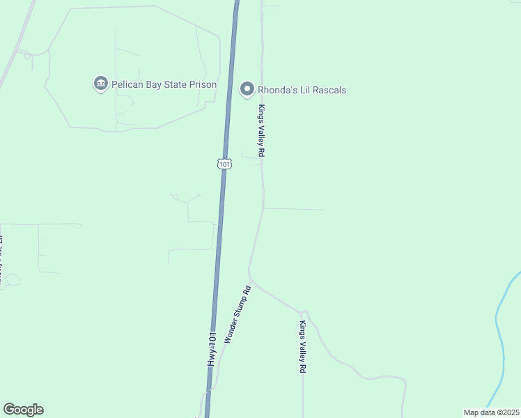 map of restaurants, bars, coffee shops, grocery stores, and more near Jayne Wayne Lane in Crescent City