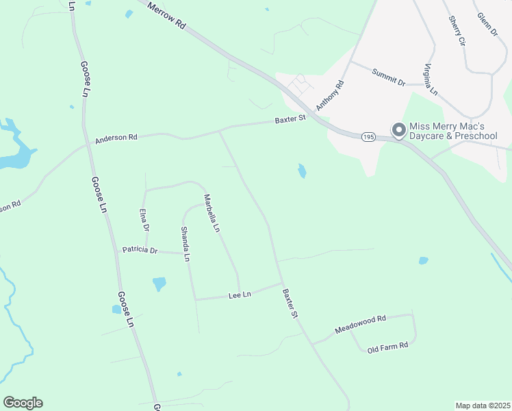 map of restaurants, bars, coffee shops, grocery stores, and more near 118 Baxter Street in Tolland