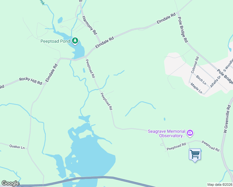 map of restaurants, bars, coffee shops, grocery stores, and more near 219 Peep Toad Road in Scituate