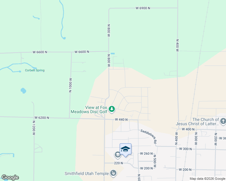 map of restaurants, bars, coffee shops, grocery stores, and more near 784 West 600 North in Smithfield