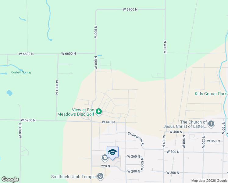 map of restaurants, bars, coffee shops, grocery stores, and more near 734 West 650 North in Smithfield