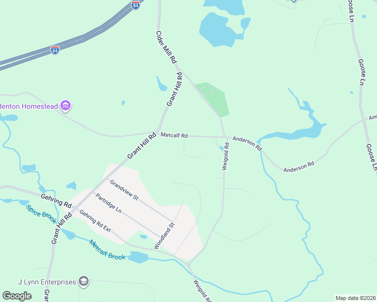 map of restaurants, bars, coffee shops, grocery stores, and more near 31 Metcalf Road in Tolland