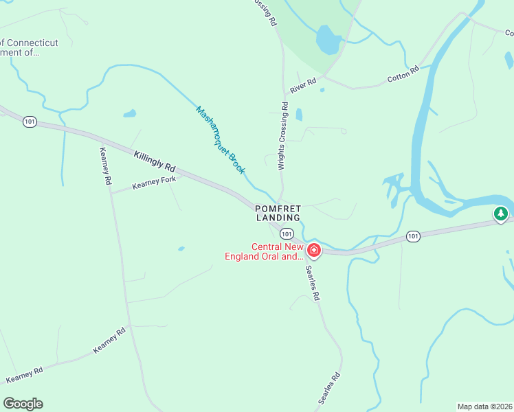 map of restaurants, bars, coffee shops, grocery stores, and more near 273 Killingly Road in Pomfret