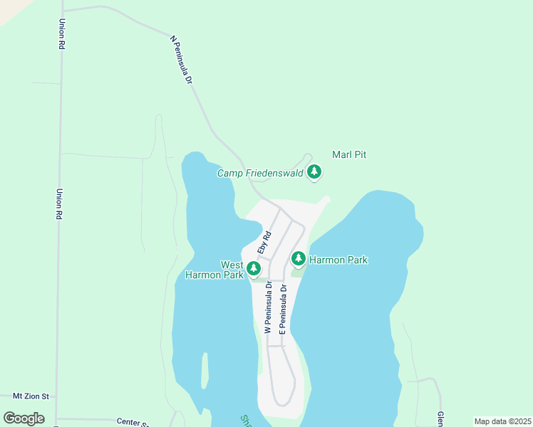 map of restaurants, bars, coffee shops, grocery stores, and more near 15571 Watercress Way in Cassopolis