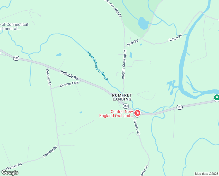 map of restaurants, bars, coffee shops, grocery stores, and more near 273 Killingly Road in Pomfret