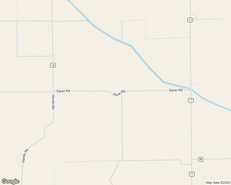 map of restaurants, bars, coffee shops, grocery stores, and more near 160454 Sauer Road in Mitchell