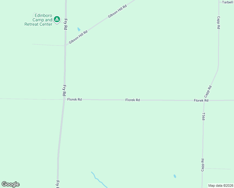 map of restaurants, bars, coffee shops, grocery stores, and more near 5610 Florek Road in Edinboro