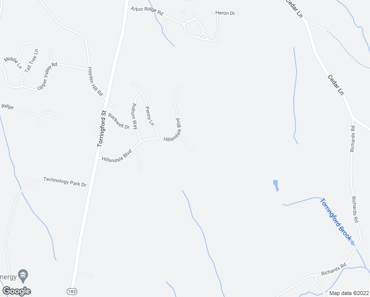 map of restaurants, bars, coffee shops, grocery stores, and more near 48 Magnolia Court in Torrington
