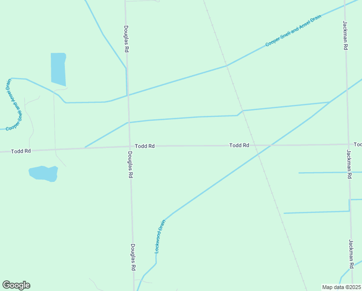 map of restaurants, bars, coffee shops, grocery stores, and more near 12562 Todd Road in Ida