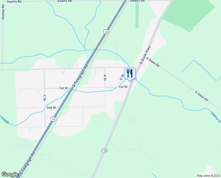 map of restaurants, bars, coffee shops, grocery stores, and more near 3699 1st Street in La Salle