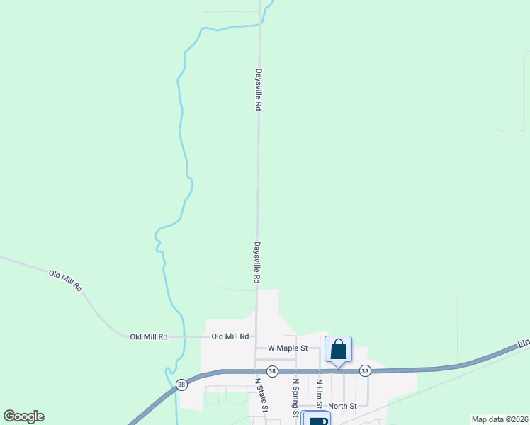 map of restaurants, bars, coffee shops, grocery stores, and more near 1850 Daysville Road in Franklin Grove
