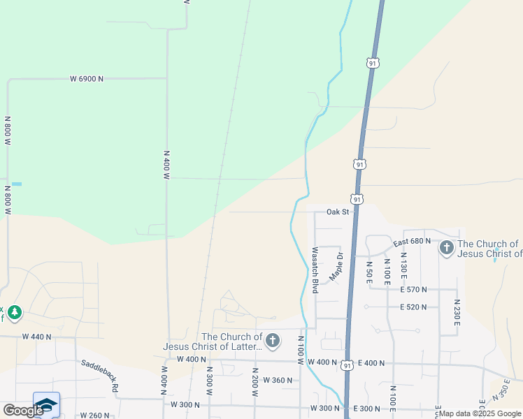 map of restaurants, bars, coffee shops, grocery stores, and more near 189 West 730 North in Smithfield
