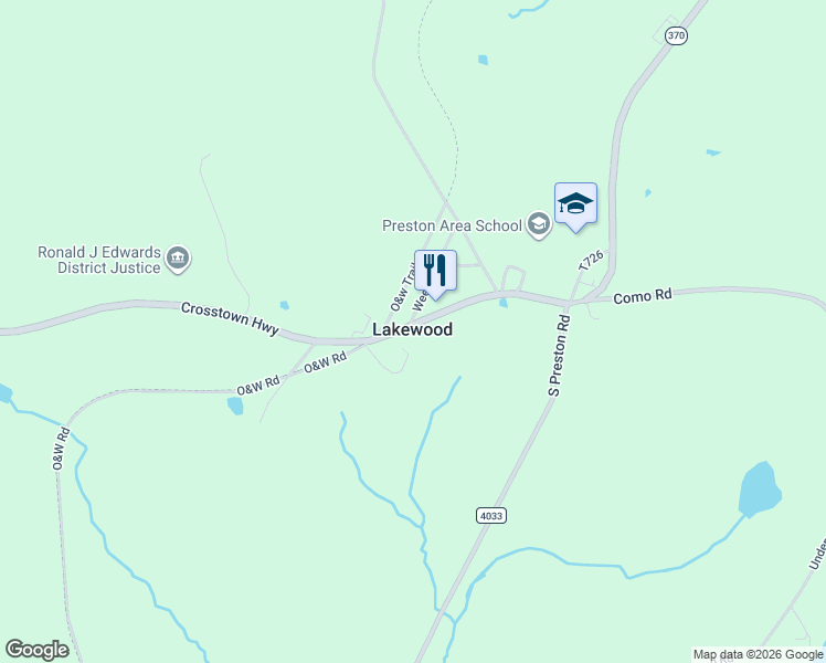 map of restaurants, bars, coffee shops, grocery stores, and more near in Lakewood