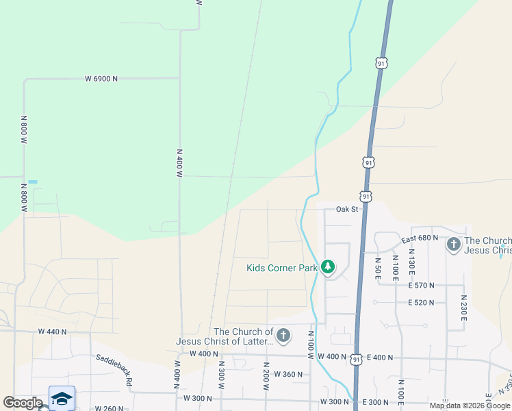 map of restaurants, bars, coffee shops, grocery stores, and more near 243 West 730 North in Smithfield