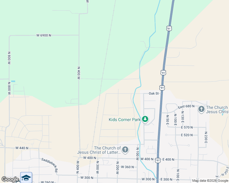 map of restaurants, bars, coffee shops, grocery stores, and more near 223 West 730 North in Smithfield