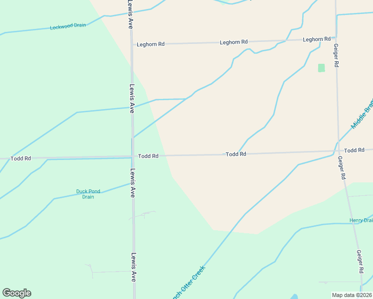 map of restaurants, bars, coffee shops, grocery stores, and more near 7866 Todd Road in Temperance