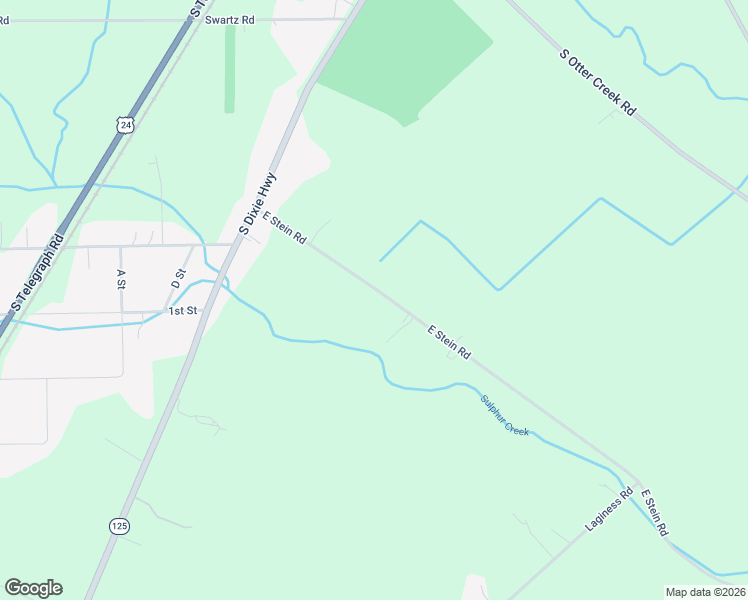 map of restaurants, bars, coffee shops, grocery stores, and more near 3887 East Stein Road in La Salle