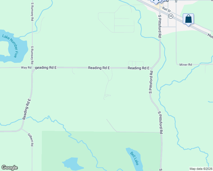 map of restaurants, bars, coffee shops, grocery stores, and more near 8591 Reading Road East in Pittsford