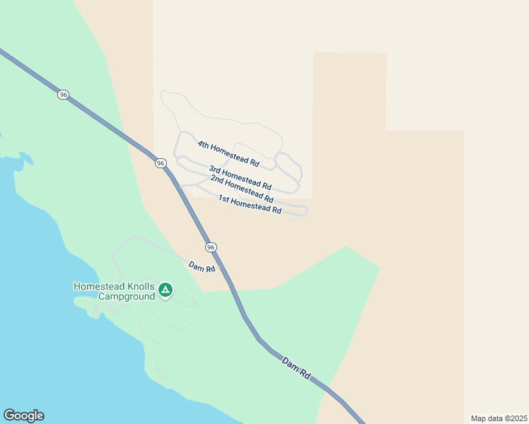 map of restaurants, bars, coffee shops, grocery stores, and more near 46260 1st Homestead Road in Burwell