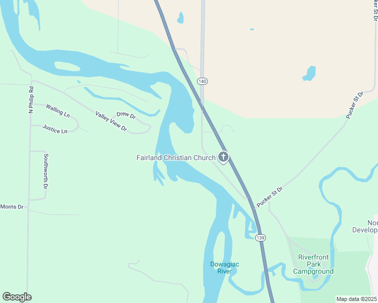 map of restaurants, bars, coffee shops, grocery stores, and more near 1912 River Bluff Street in Niles