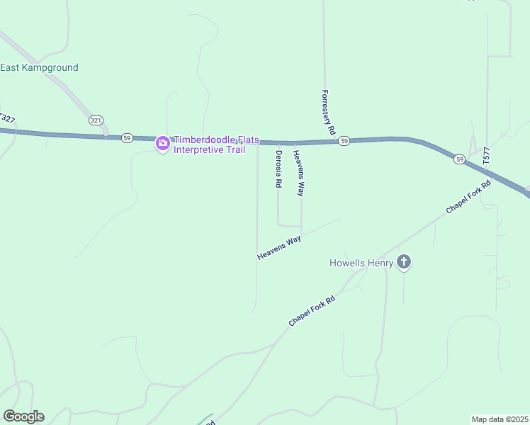 map of restaurants, bars, coffee shops, grocery stores, and more near Derosia Road in Lewis Run