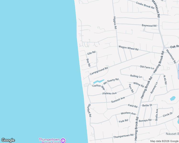 map of restaurants, bars, coffee shops, grocery stores, and more near 10 Hidaway Road in Eastham