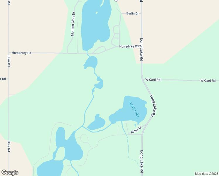 map of restaurants, bars, coffee shops, grocery stores, and more near 5100 Long Lake Road in Reading