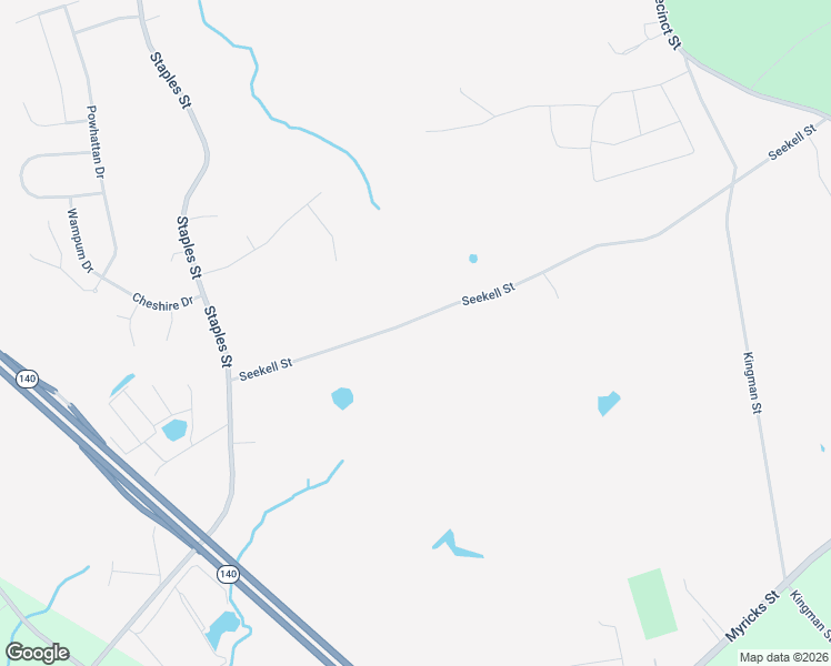 map of restaurants, bars, coffee shops, grocery stores, and more near 185 Seekell Street in Taunton