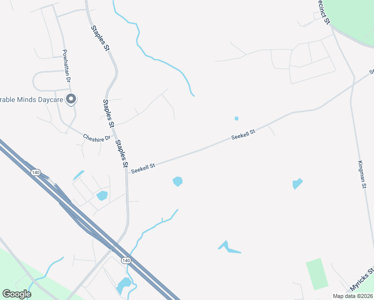 map of restaurants, bars, coffee shops, grocery stores, and more near 146 Seekell Street in Taunton