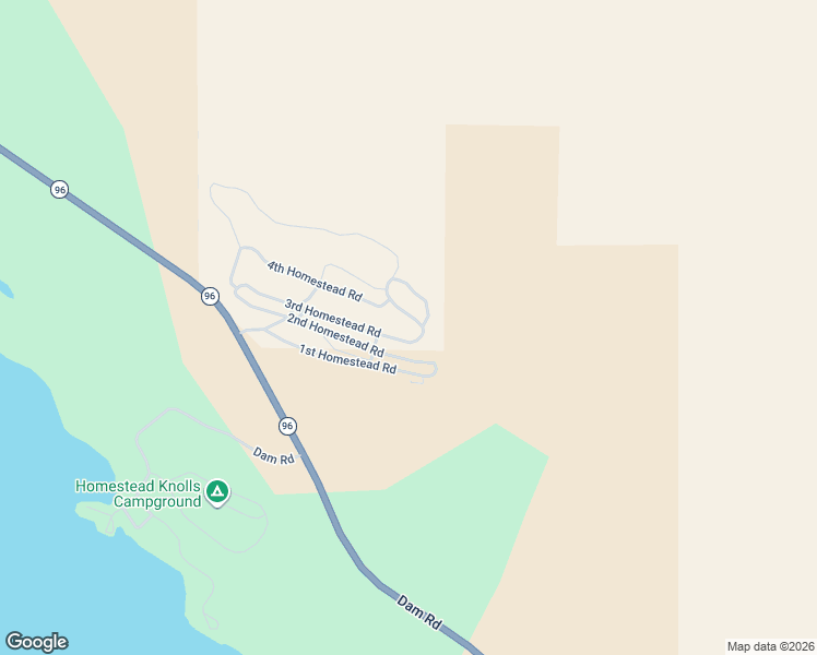 map of restaurants, bars, coffee shops, grocery stores, and more near Unnamed Road in Burwell