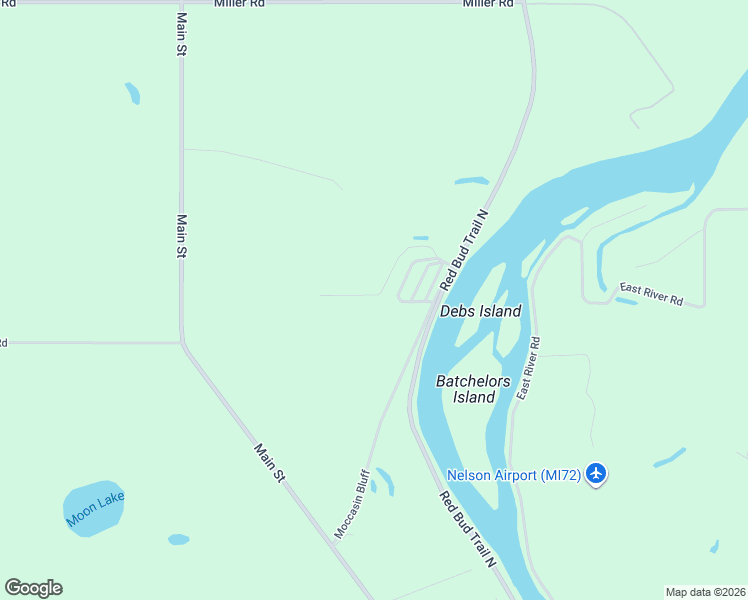 map of restaurants, bars, coffee shops, grocery stores, and more near Riverside Mobile Home Park in Buchanan