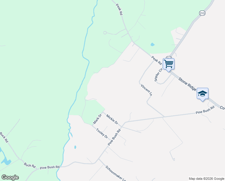 map of restaurants, bars, coffee shops, grocery stores, and more near 154 Pine Bush Road in Stone Ridge