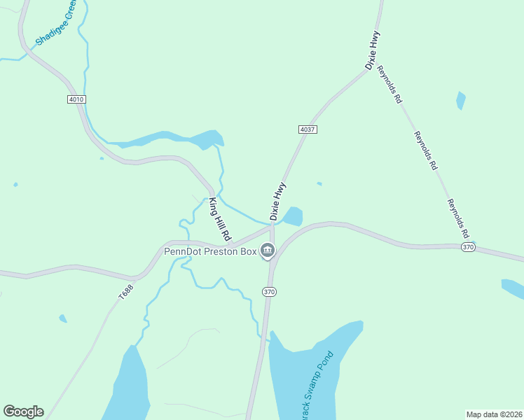 map of restaurants, bars, coffee shops, grocery stores, and more near 41 Dixie Hwy in Starrucca