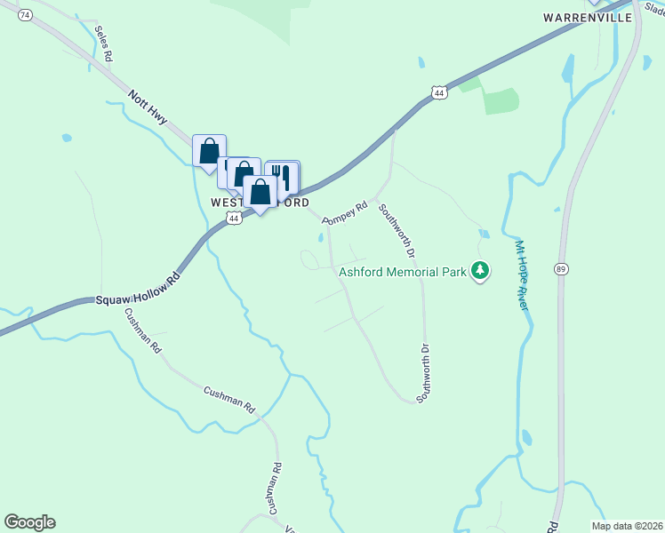 map of restaurants, bars, coffee shops, grocery stores, and more near 1 Kent Court in Ashford