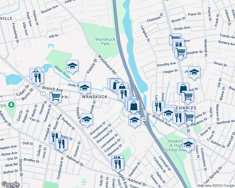 725 Branch Avenue, Providence RI Walk Score
