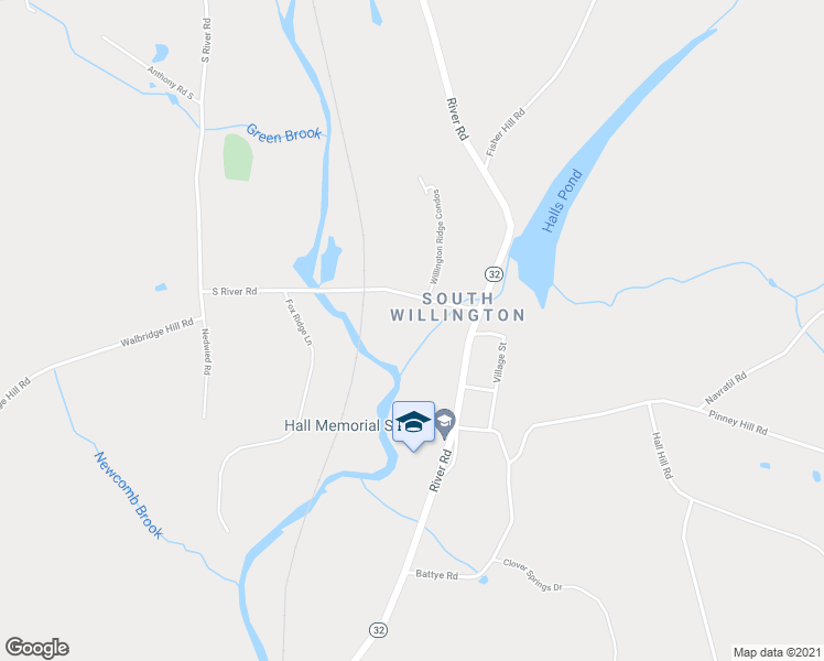map of restaurants, bars, coffee shops, grocery stores, and more near 11 Depot Road in Willington
