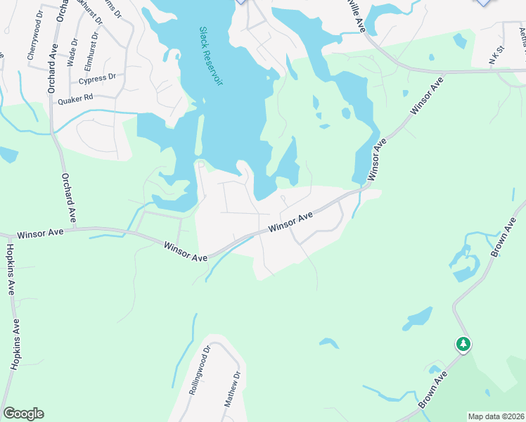 map of restaurants, bars, coffee shops, grocery stores, and more near 6 Weaver Road in Johnston