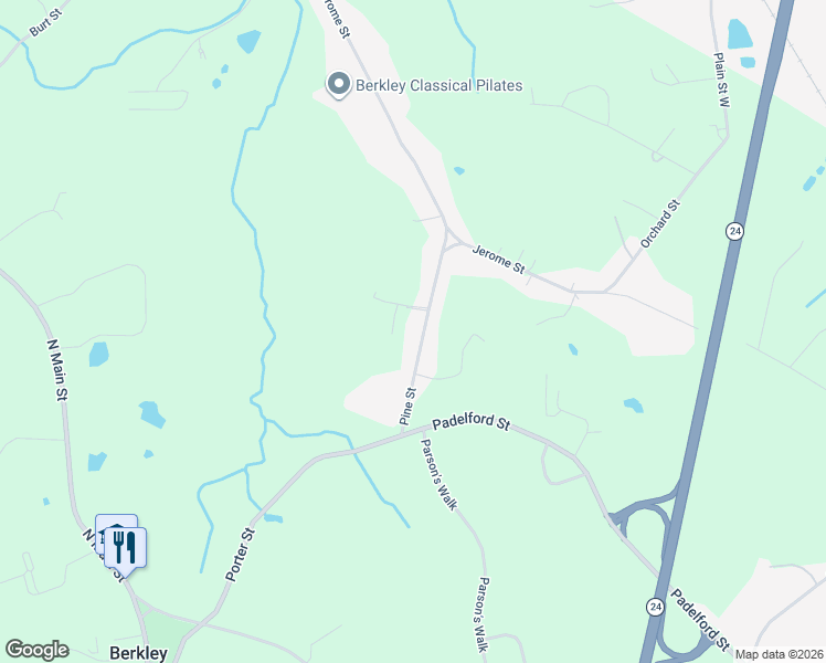 map of restaurants, bars, coffee shops, grocery stores, and more near 11 Pine Street in Berkley