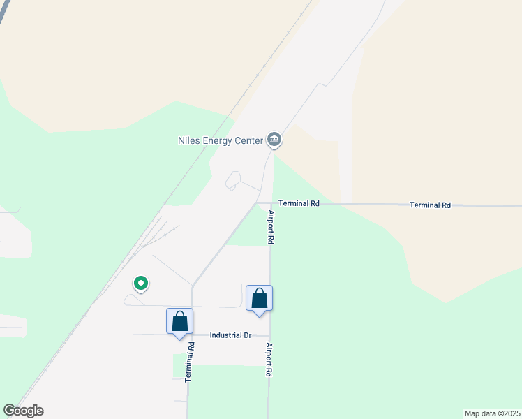 map of restaurants, bars, coffee shops, grocery stores, and more near 1943 Terminal Road in Niles